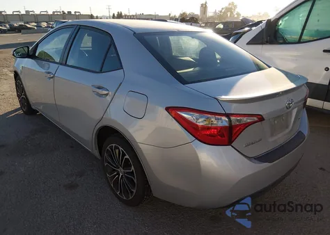 2016 Toyota Corolla S Plus из США, поврежденный, VIN 2T1BURHE3GC640785